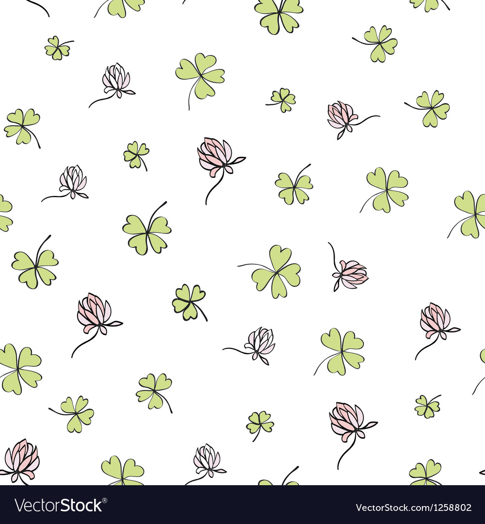 Clover Leaf Pattern Background