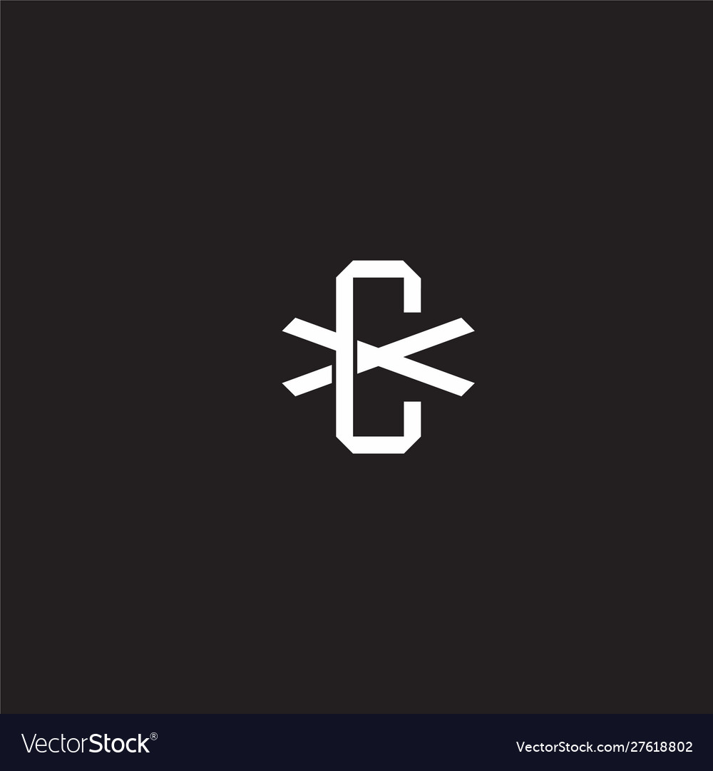Cx initial letter overlapping interlock logo
