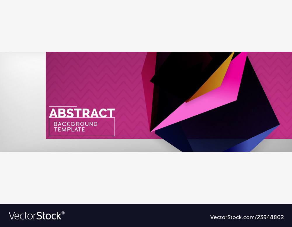 Dark 3d triangular low poly shapes abstract vector image Dark 3d triangular low poly shapes abstract