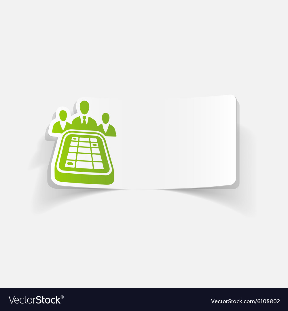 Realistic design element game craps