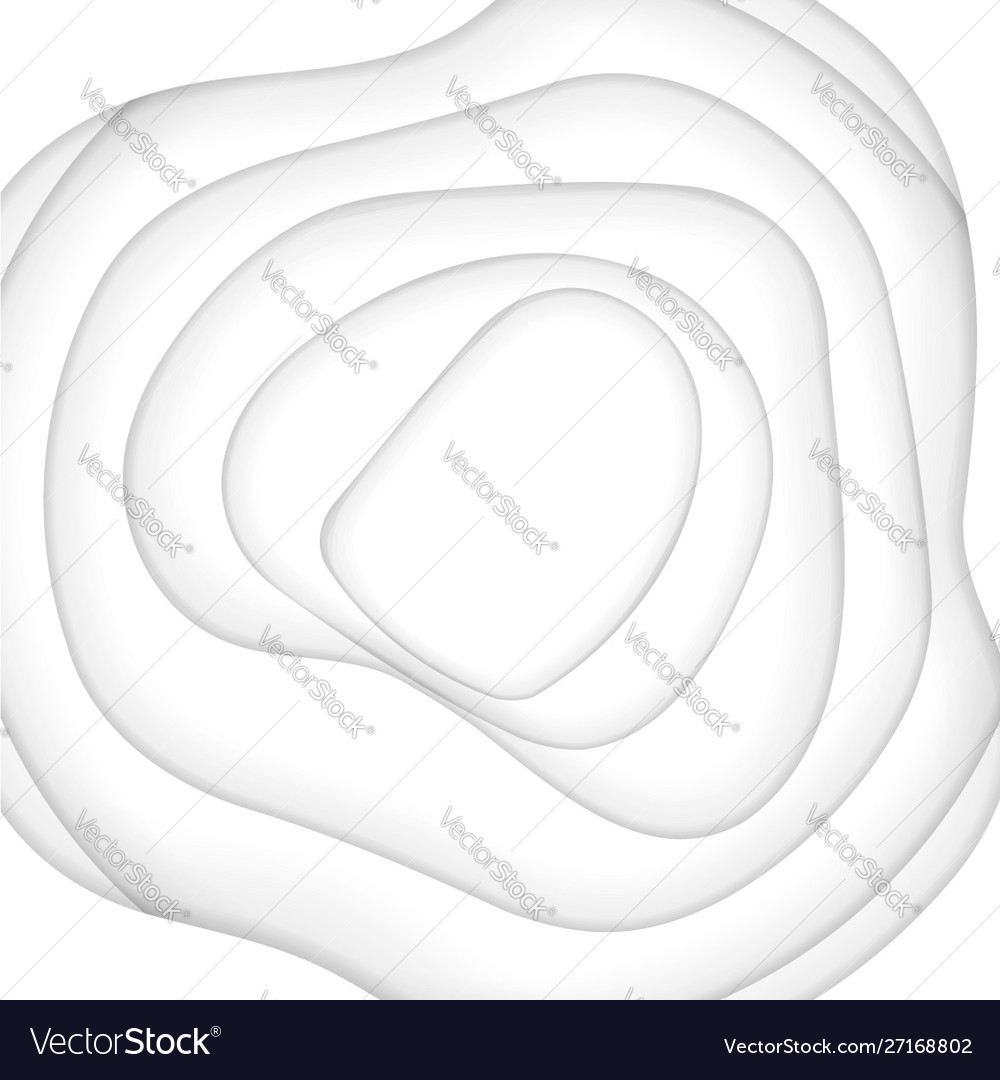 White paper cut background with inner shadowprint