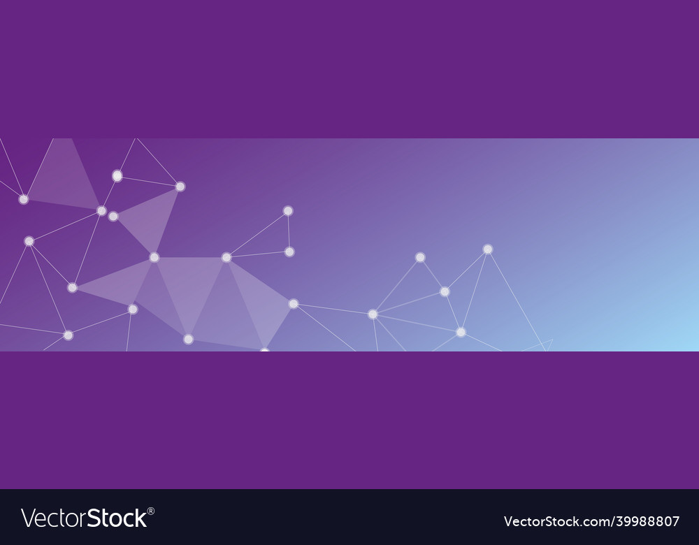 Abstract panoramic plexus background