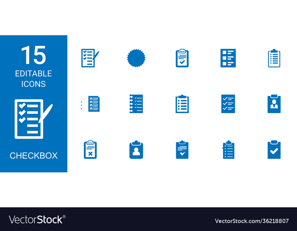 Checkbox icons