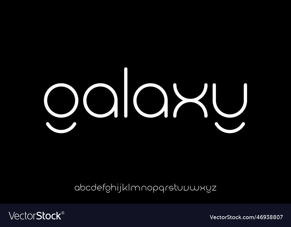 Creative modern rounded lowercase display font