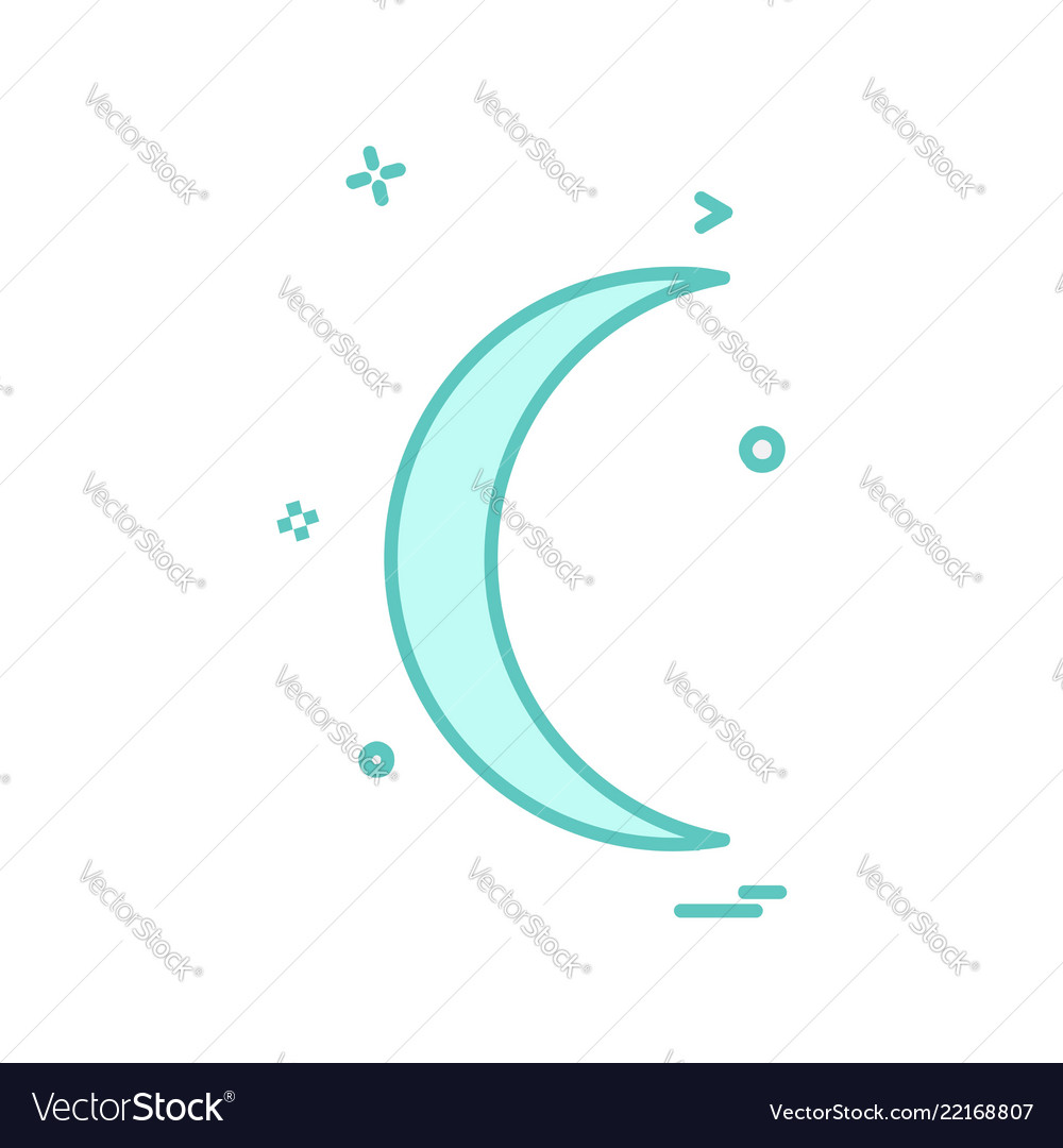 Crescent icon design