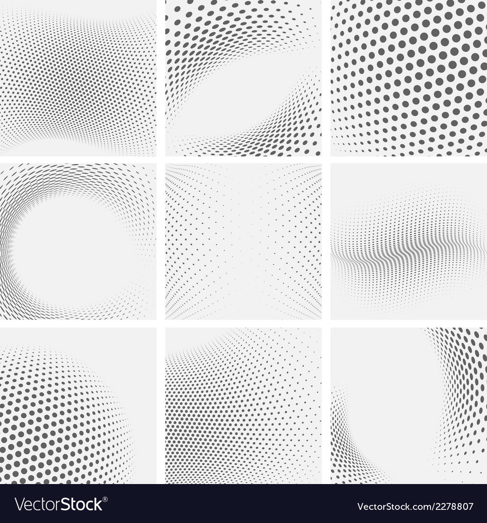 Dotted Abstract Forms Set
