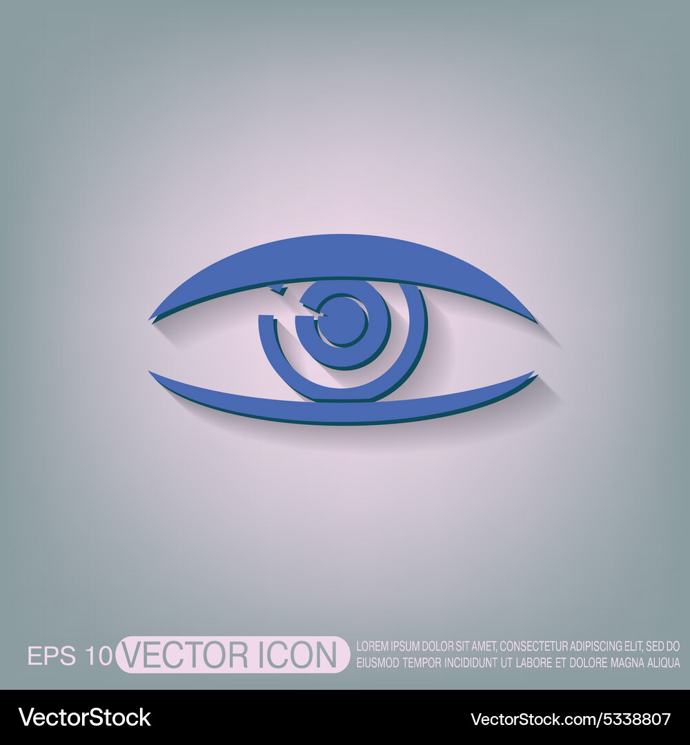 Eye icon Royalty Free Vector Image - VectorStock