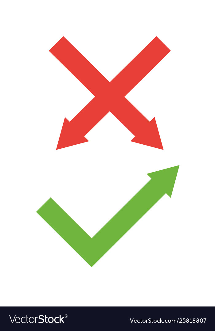 Flat check mark icons for web and mobile apps red vector image Flat check mark icons for web and mobile apps red