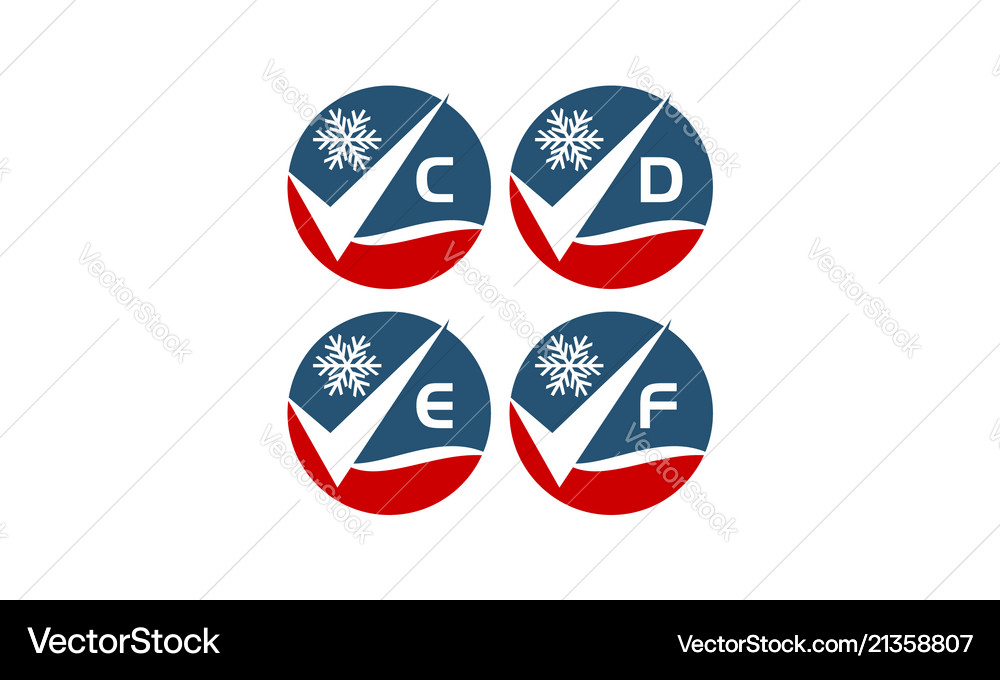 Logo template set Royalty Free Vector Image - VectorStock