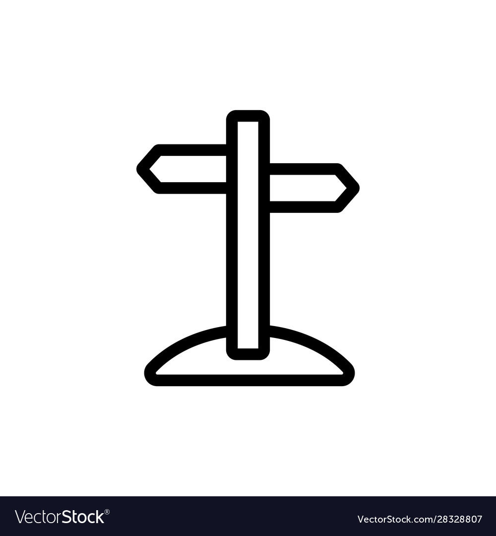 Pointer direction icon isolated vector image Pointer direction icon isolated