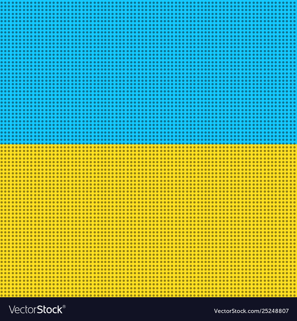 Yellow blue national flag ukraine Royalty Free Vector Image