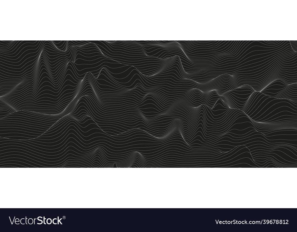 Abstract background with distorted line shapes vector image Abstract background with distorted line shapes