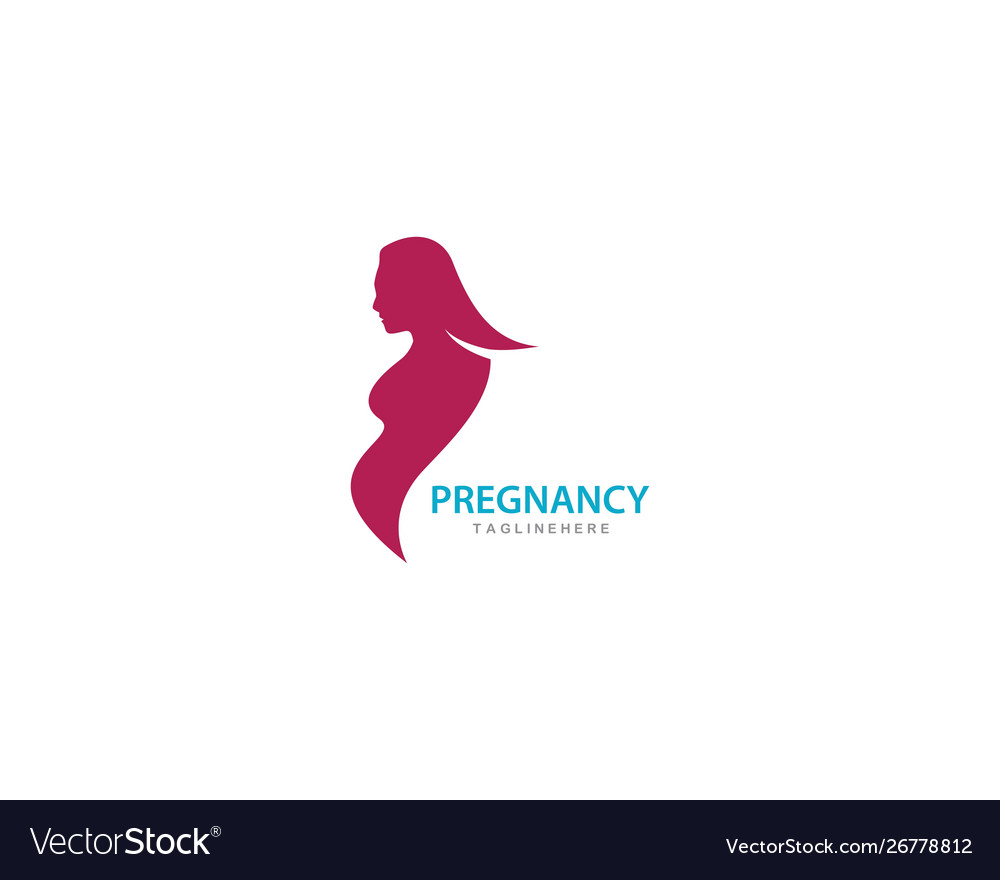 Beauty pregnant women Royalty Free Vector Image