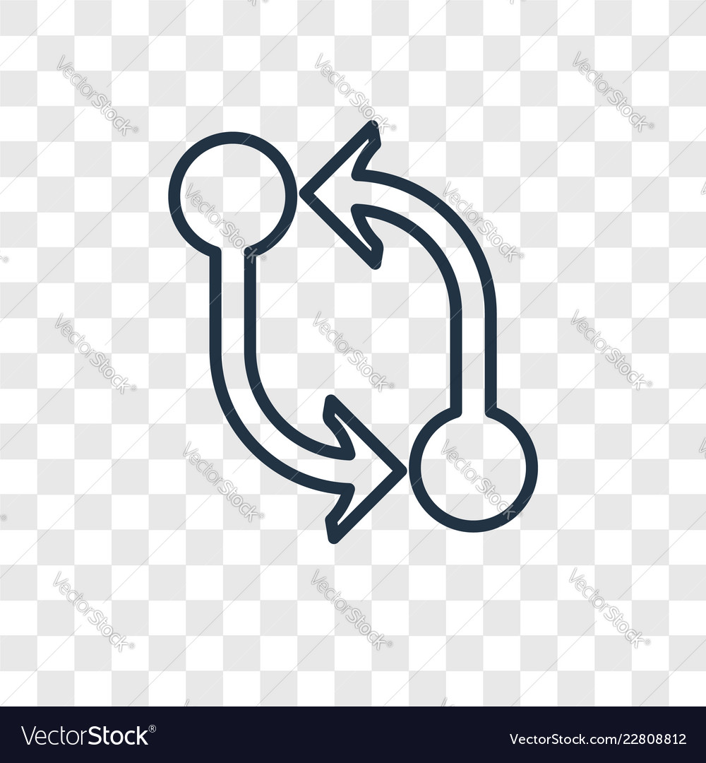Circuit concept linear icon isolated