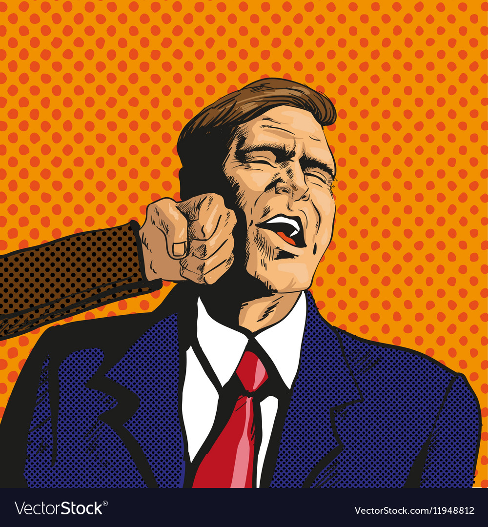 Man facing difficulties Royalty Free Vector Image