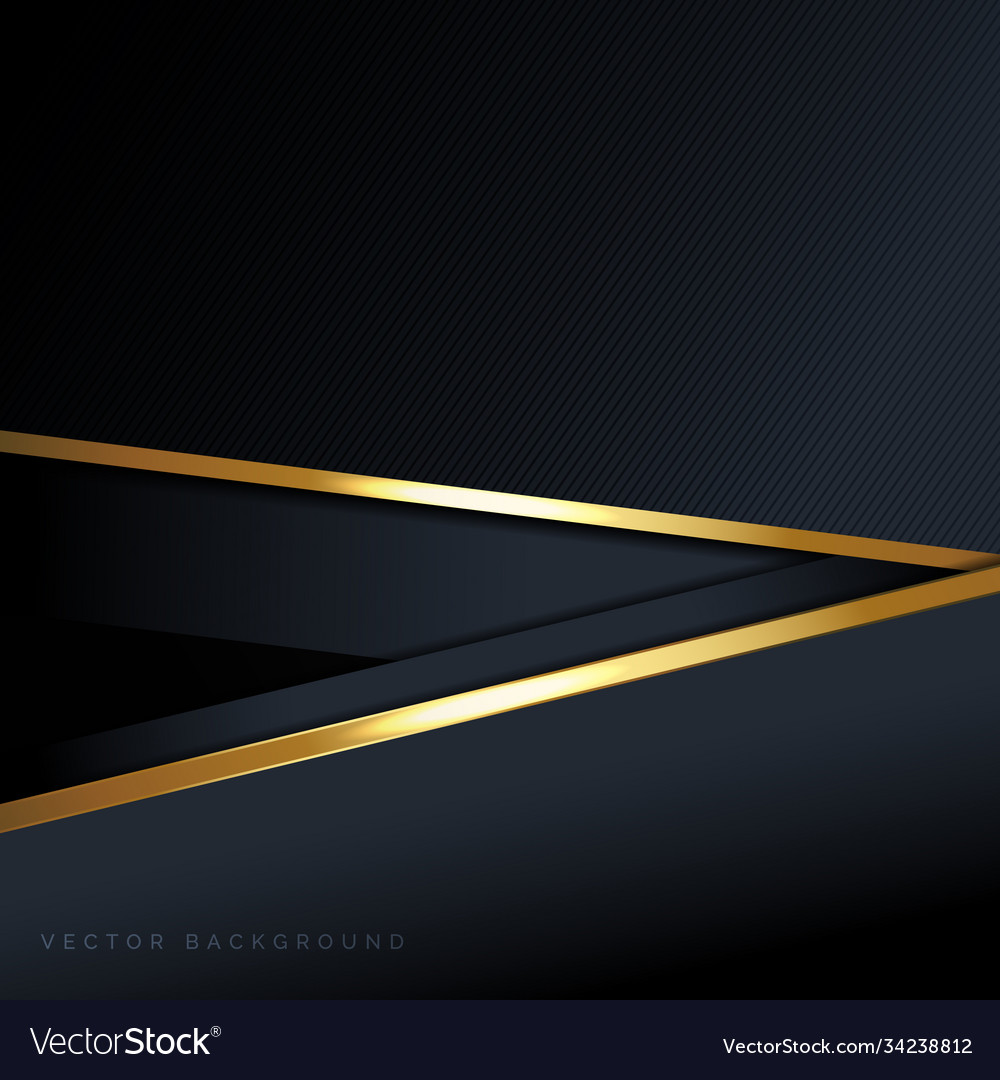 Modern dark gradient color background overlapping vector image Modern dark gradient color background overlapping