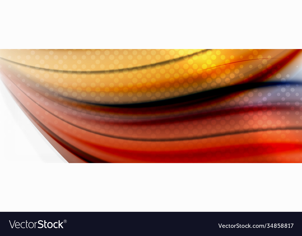 Abstract background smooth flowing lines blurred vector image Abstract background smooth flowing lines blurred