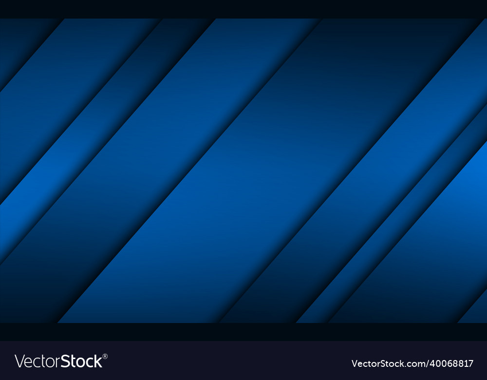 Blue modern material design corporate template Vector Image