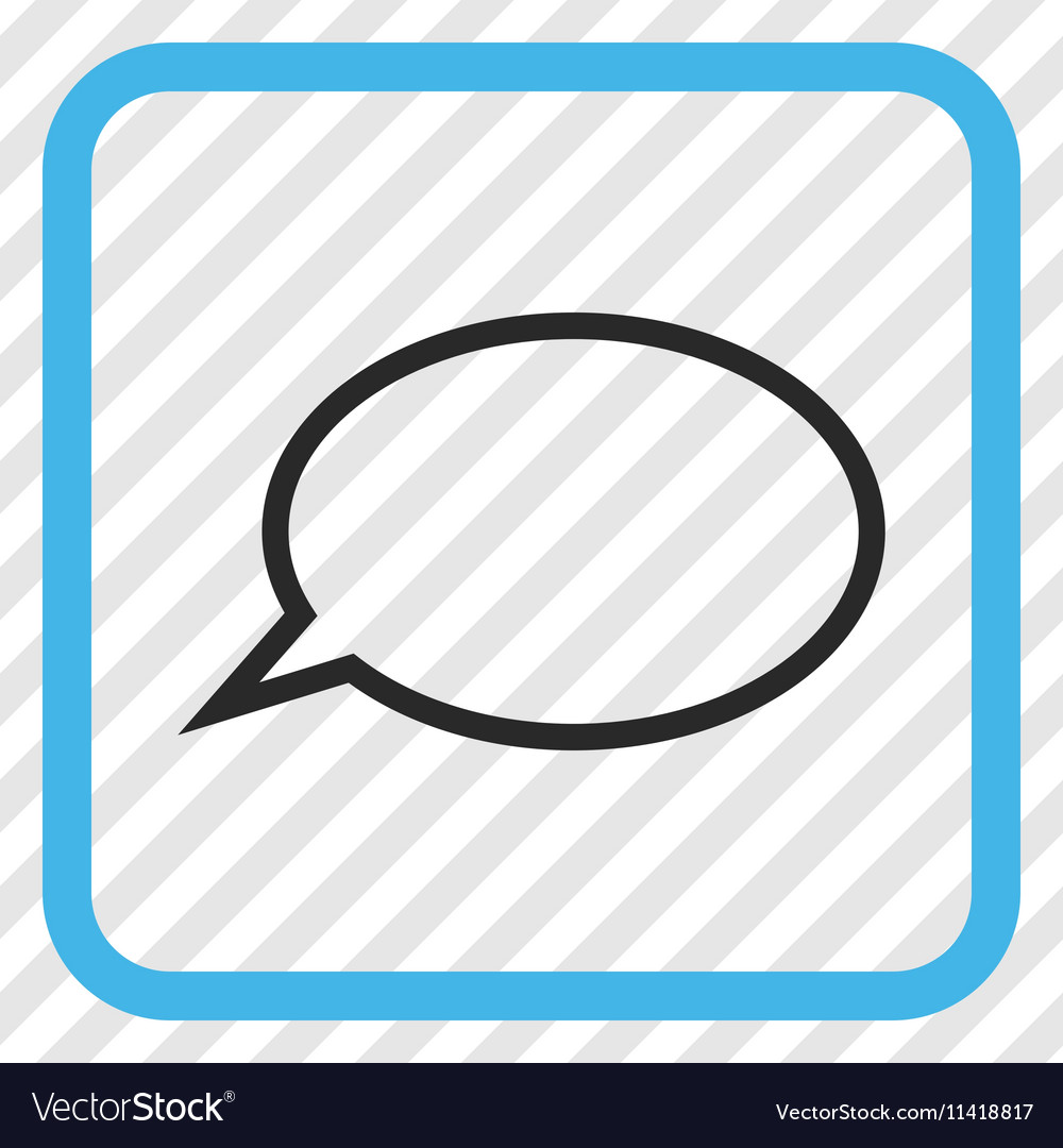 Hint cloud icon in a frame