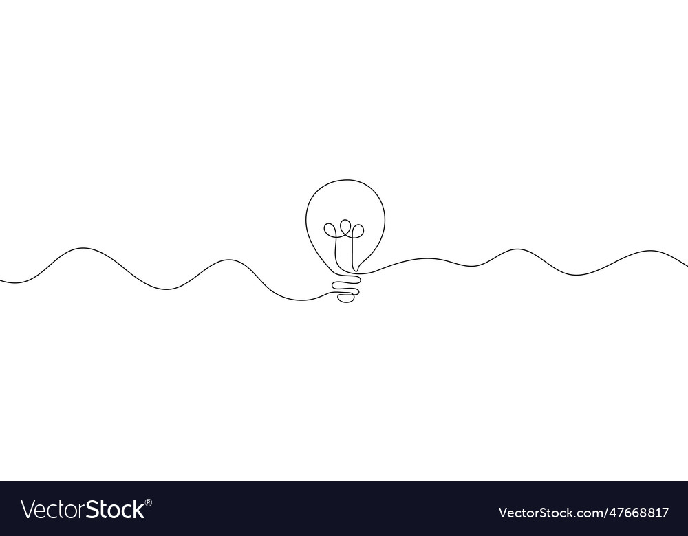 Light Bulb Linear Icon