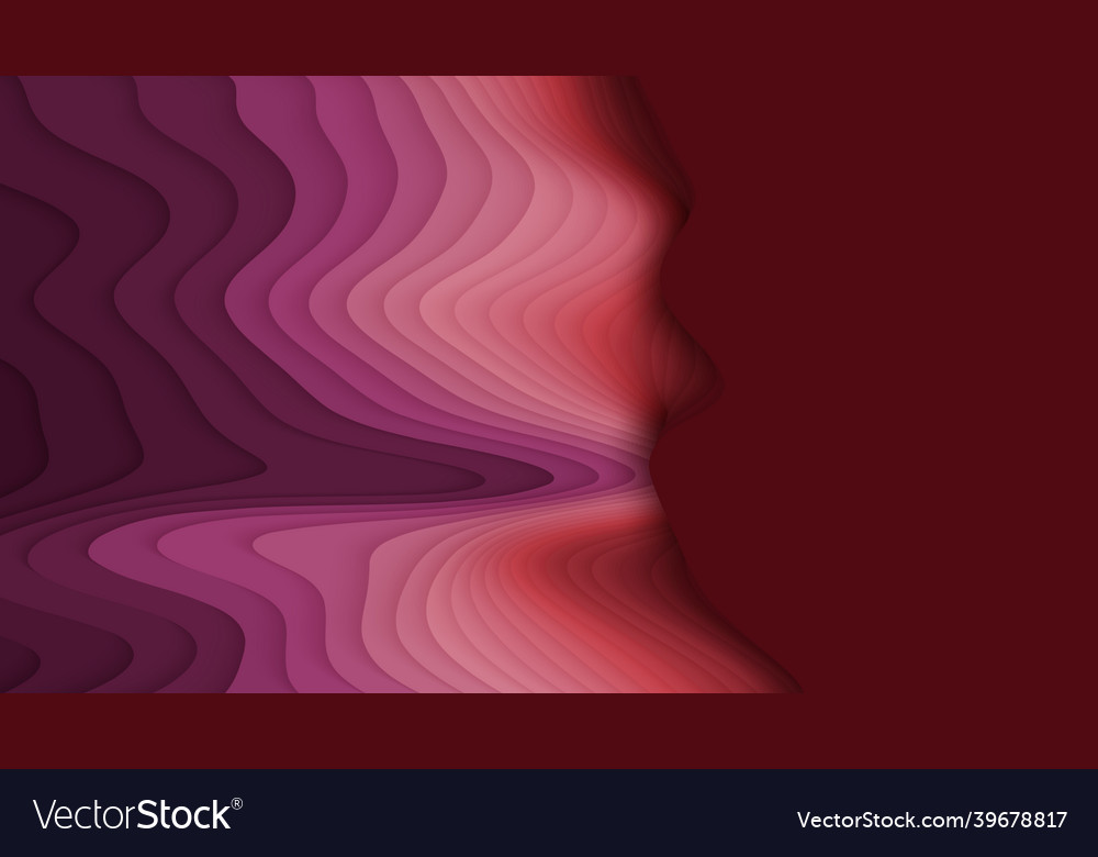 Paper Layer Gradient Abstract