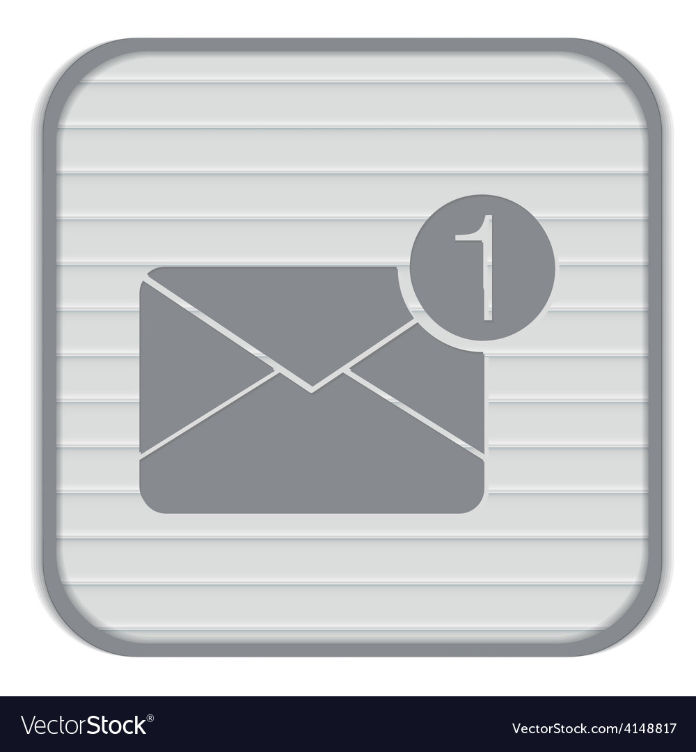 Postal envelope e-mail symbol icon