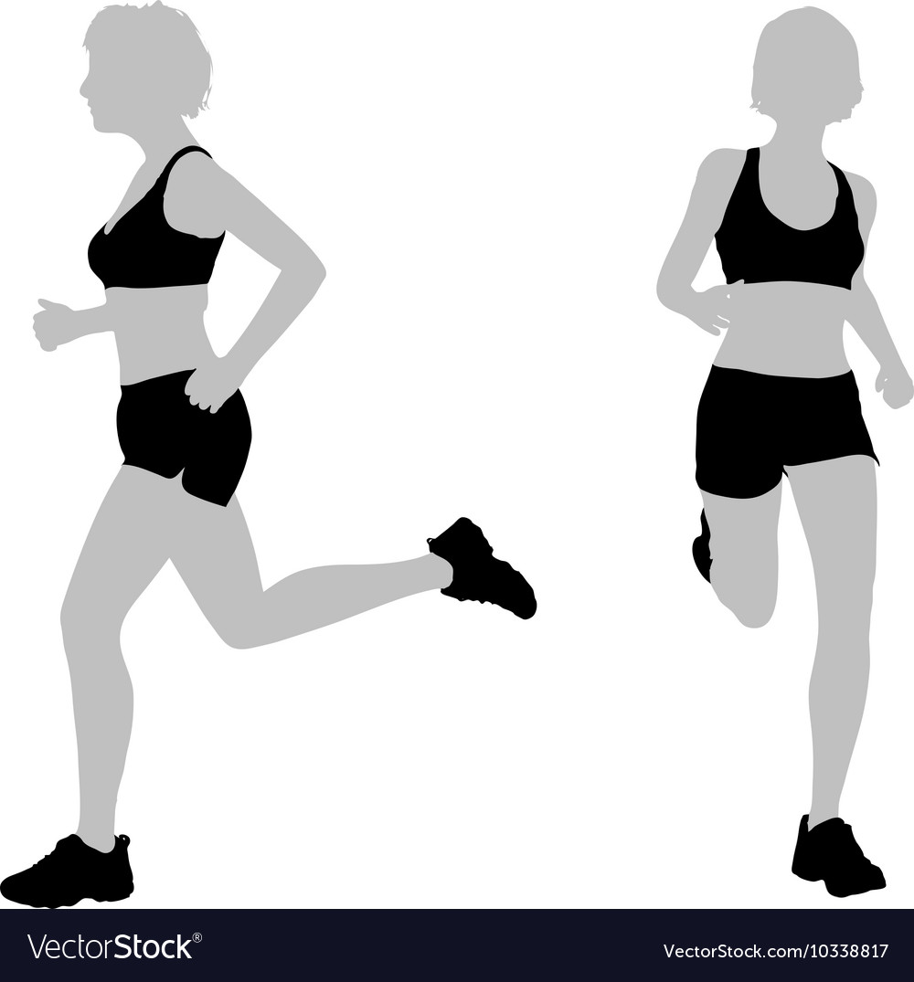Runner silhouette