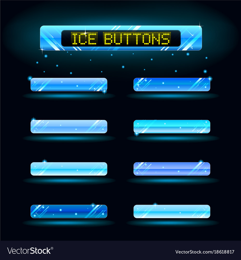Web menu buttons set for business site