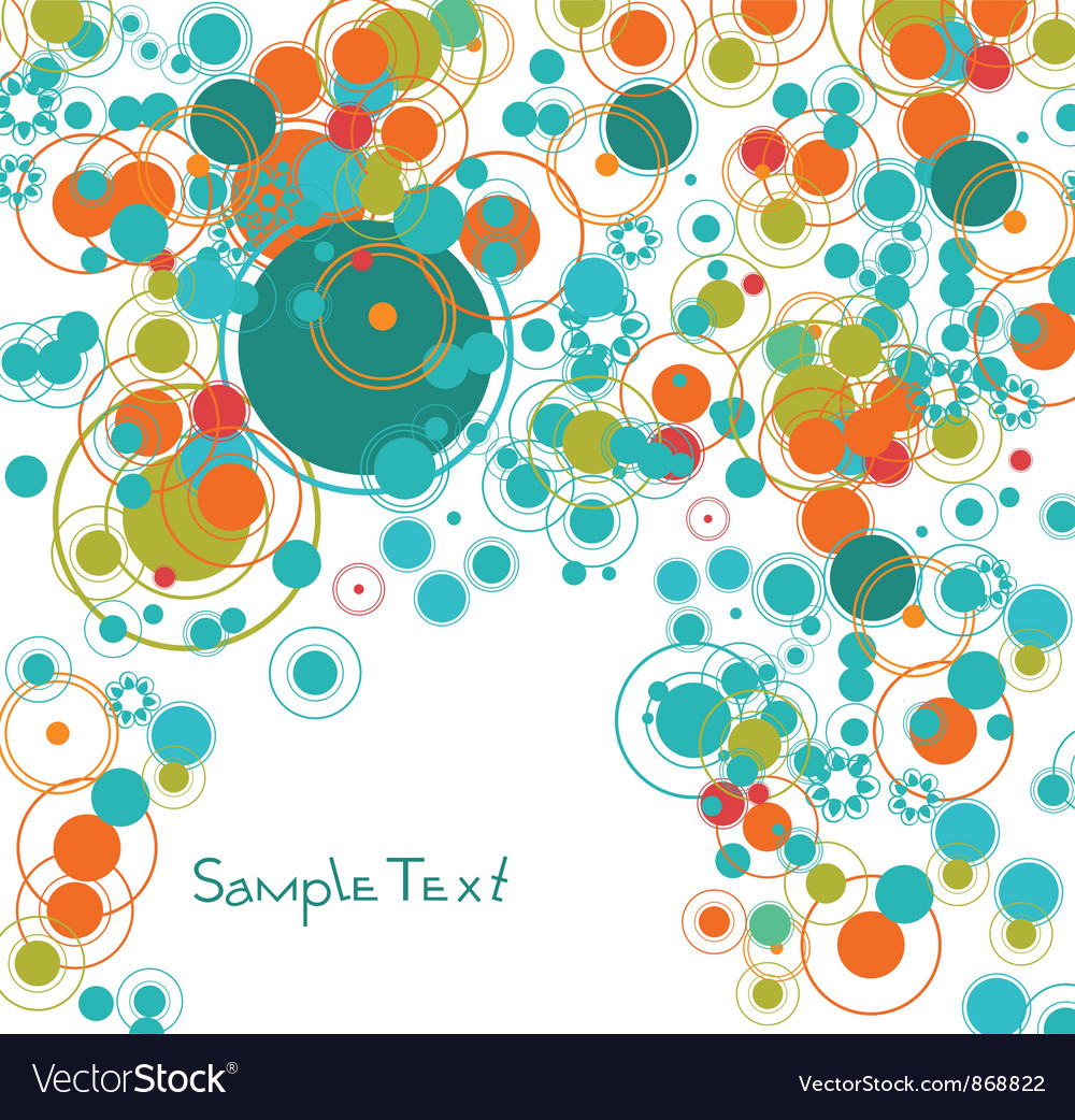 Abstract background with circles