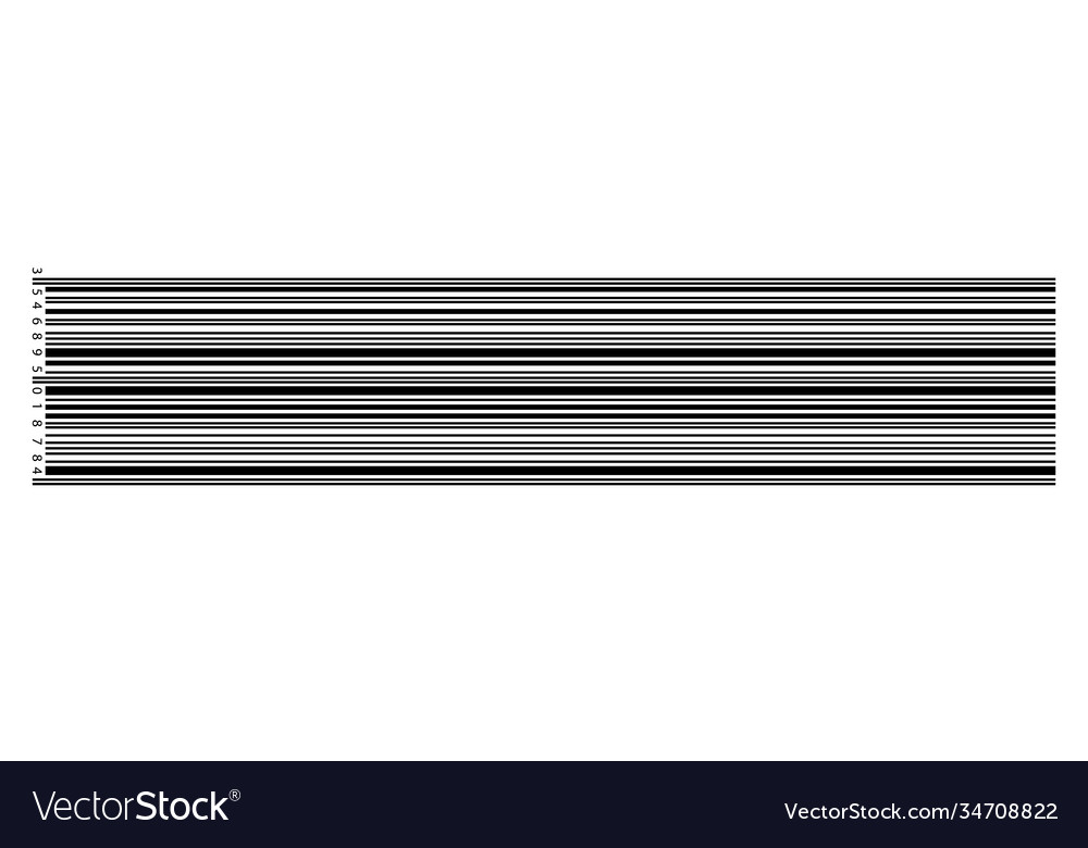 Bar code realistic icons barcode isolated vector image Bar code realistic icons barcode isolated
