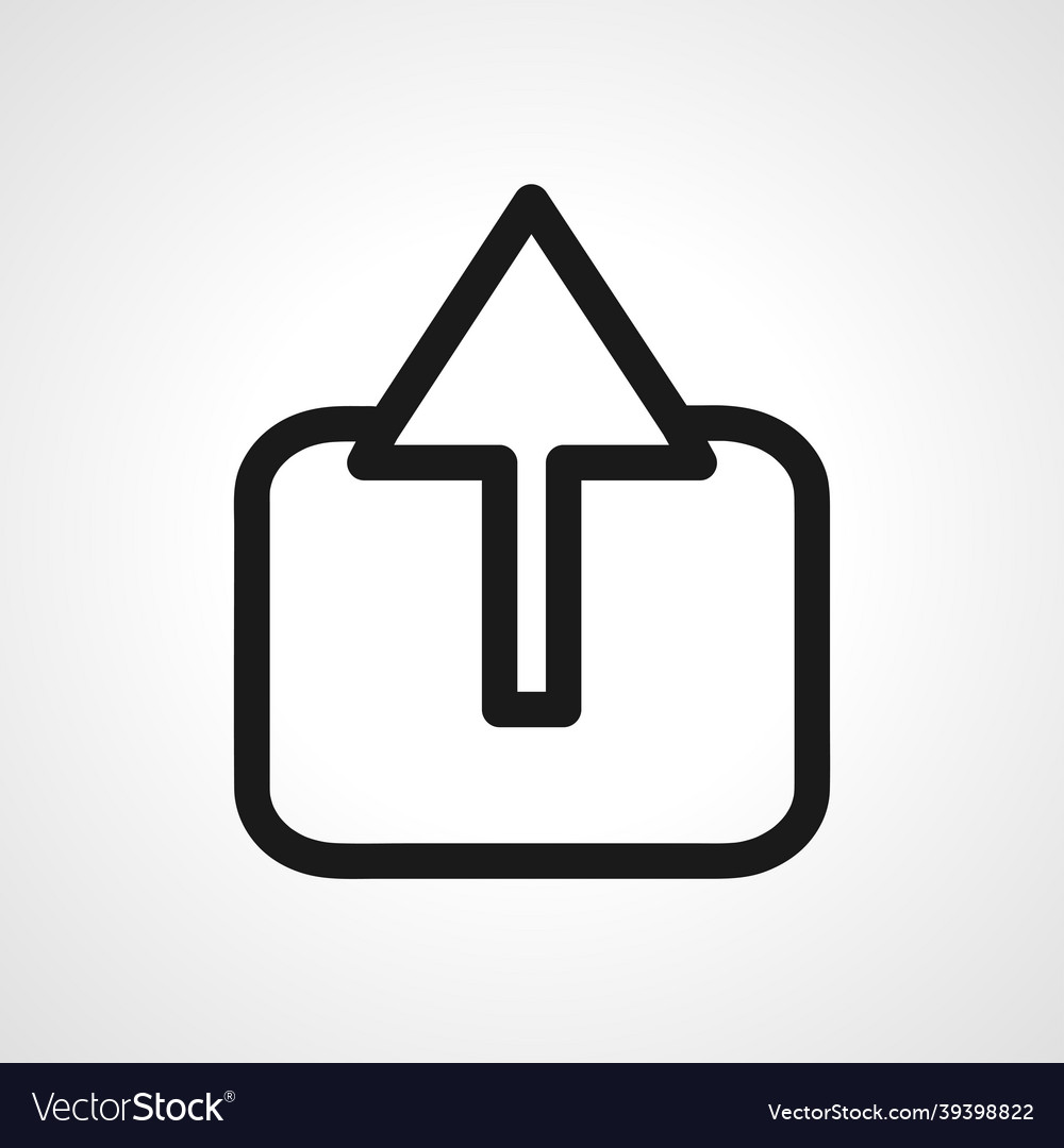 Export-Line-Symbol hochladen lineare Umriss Vector Image Export-Line-Symbol hochladen lineare Umriss