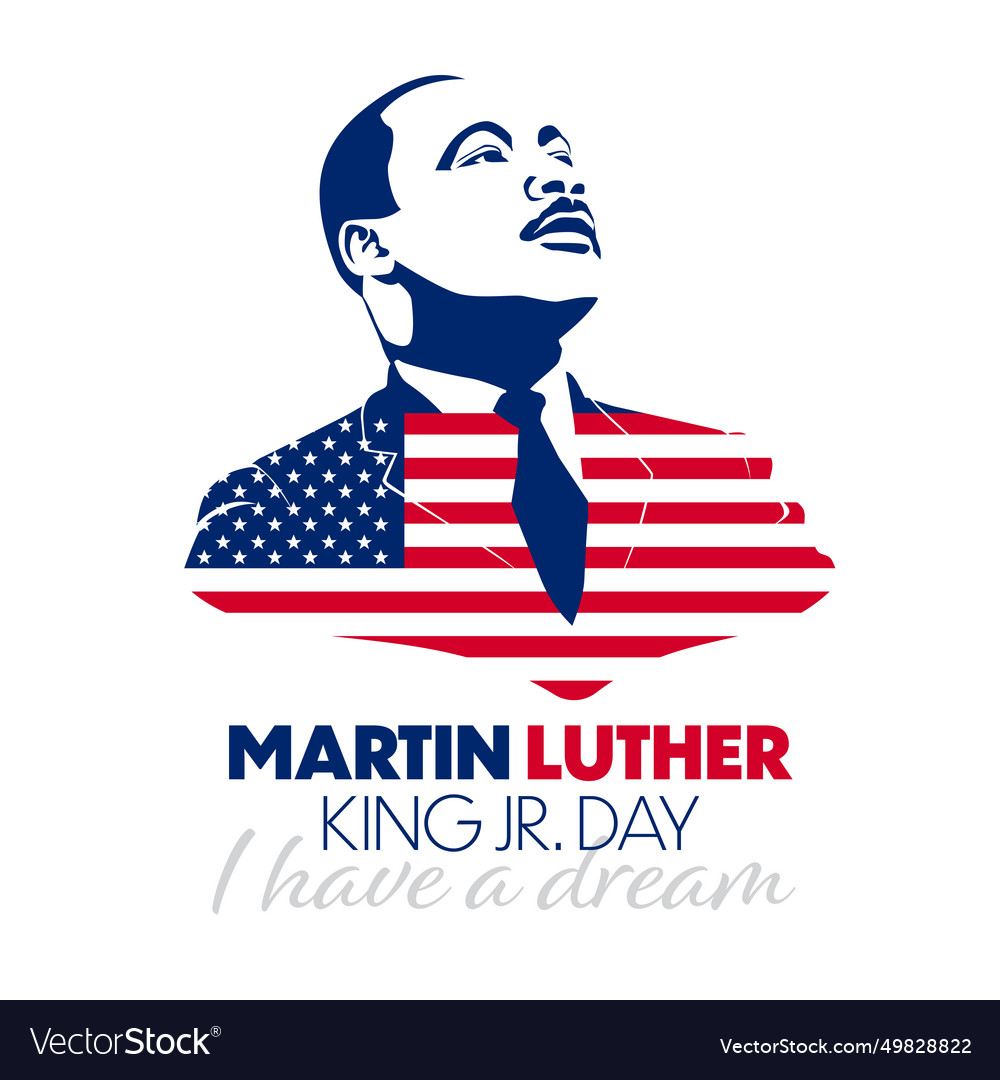 Master martin luther king day 04 Royalty Free Vector Image