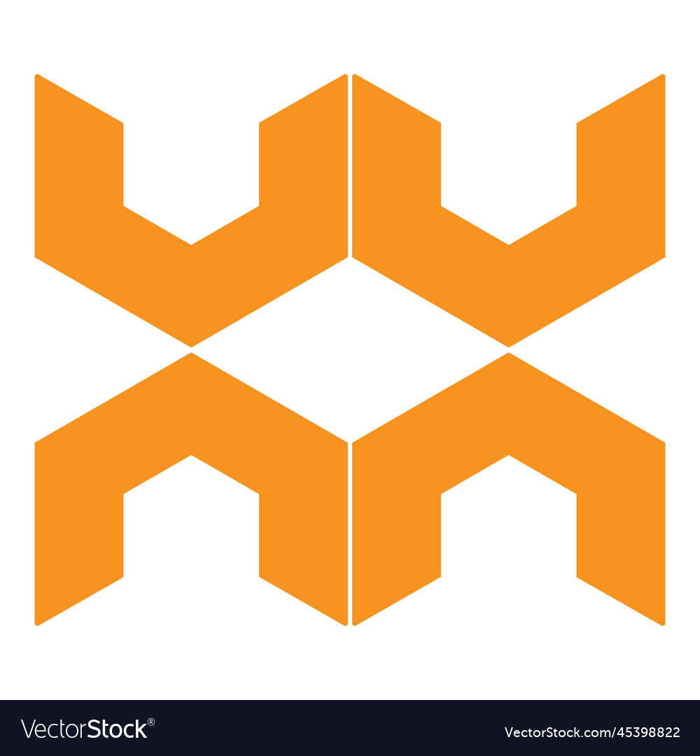 Modern geometric hexagonal shape design