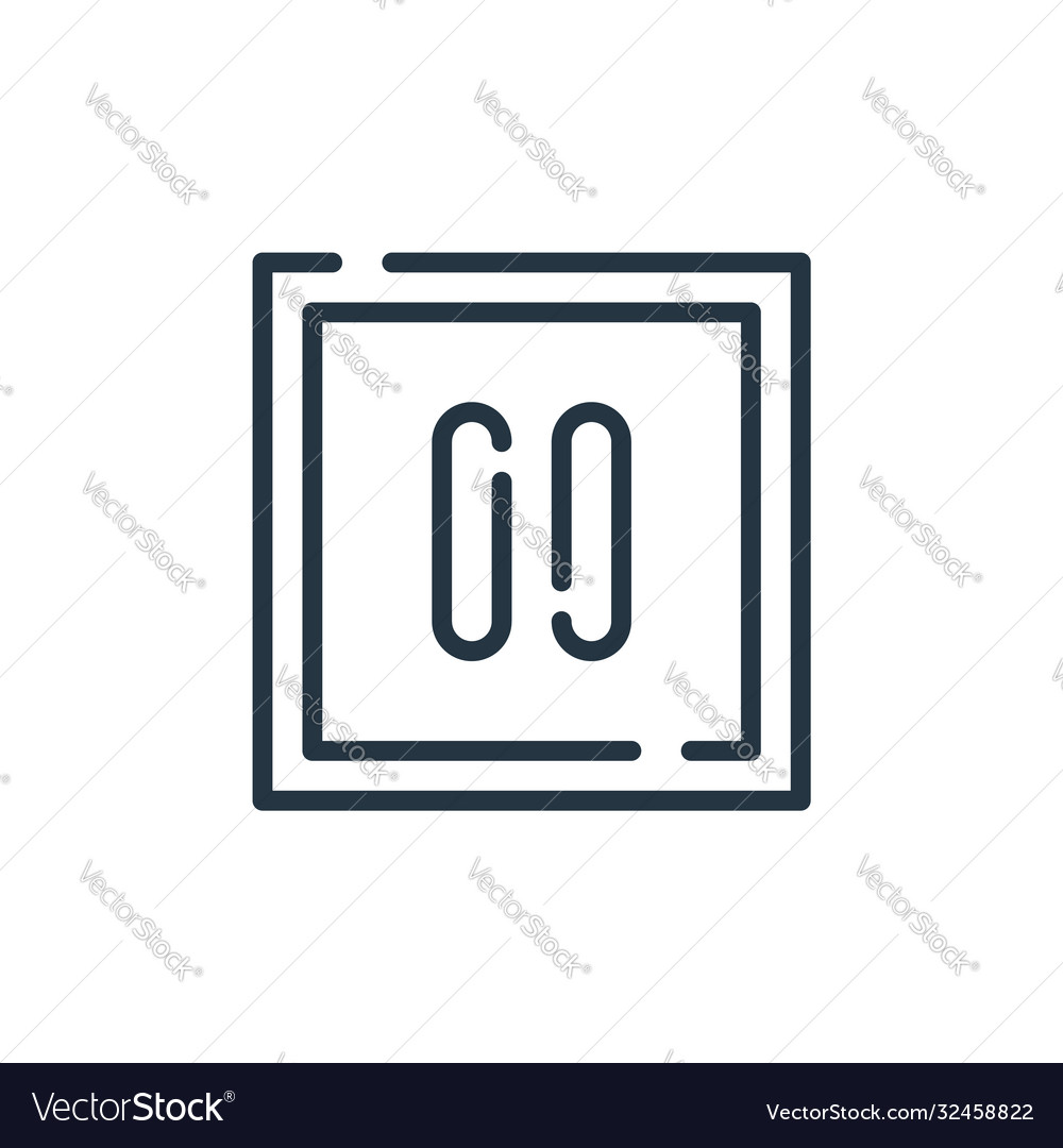 Pause icon editable stroke linear vector image Pause icon editable stroke linear