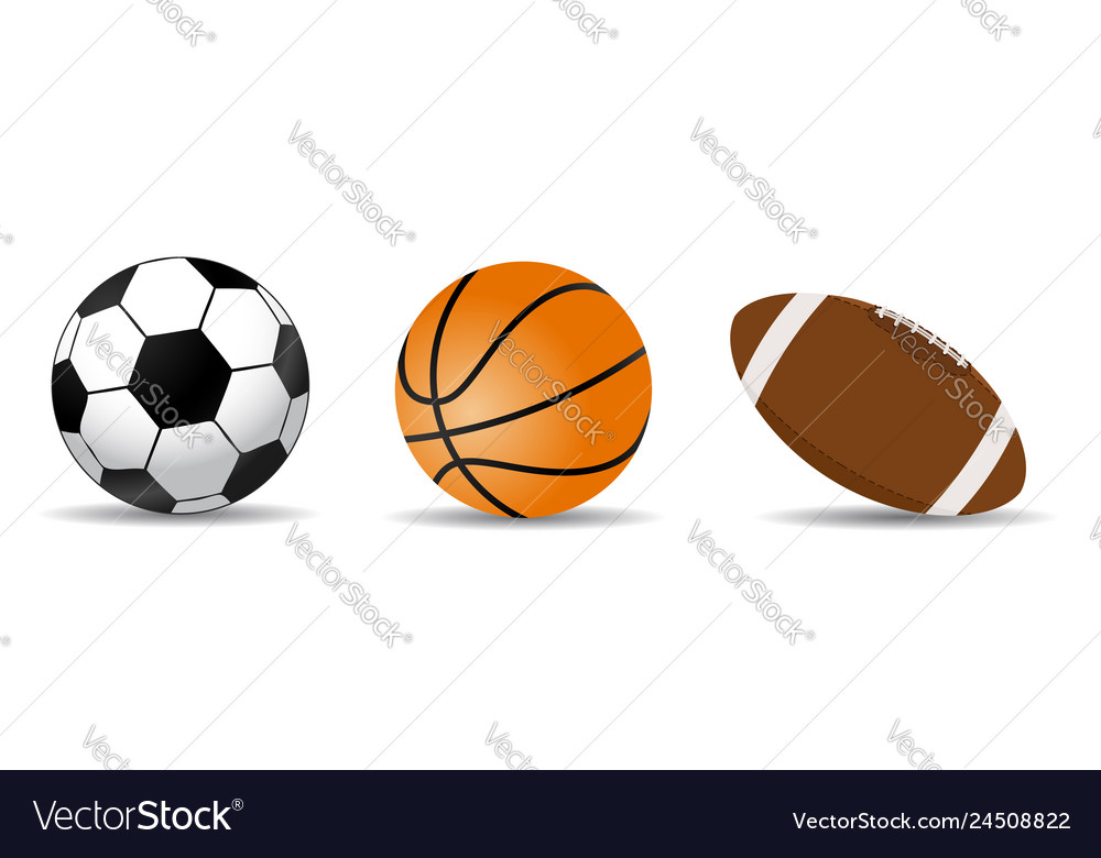 Sports balls vector image Sports balls