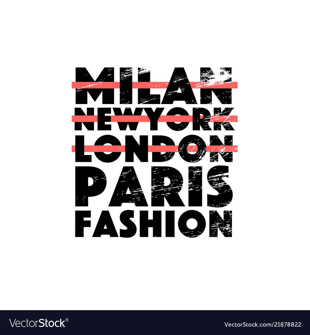 Tee print design with slogan font vector image Tee print design with slogan font