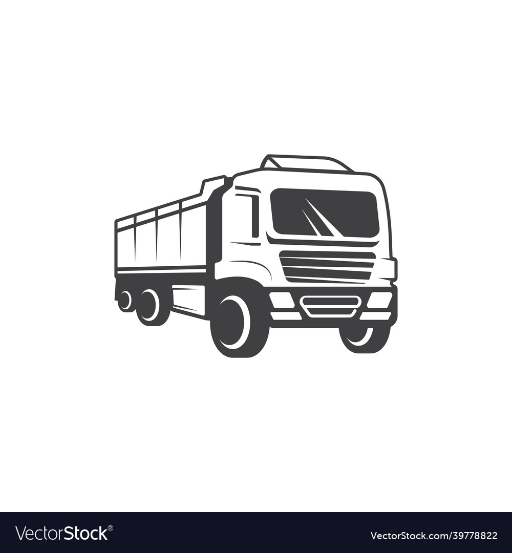 Truck icon design vector image Truck icon design