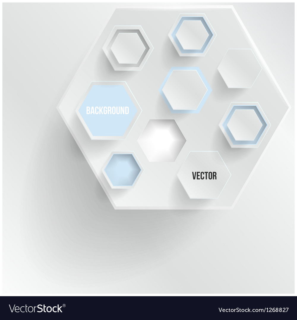 Abstract background hexagon web and design