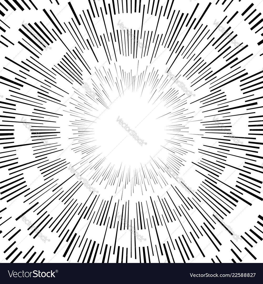 Abstract circular element radial lines shape vector image Abstract circular element radial lines shape