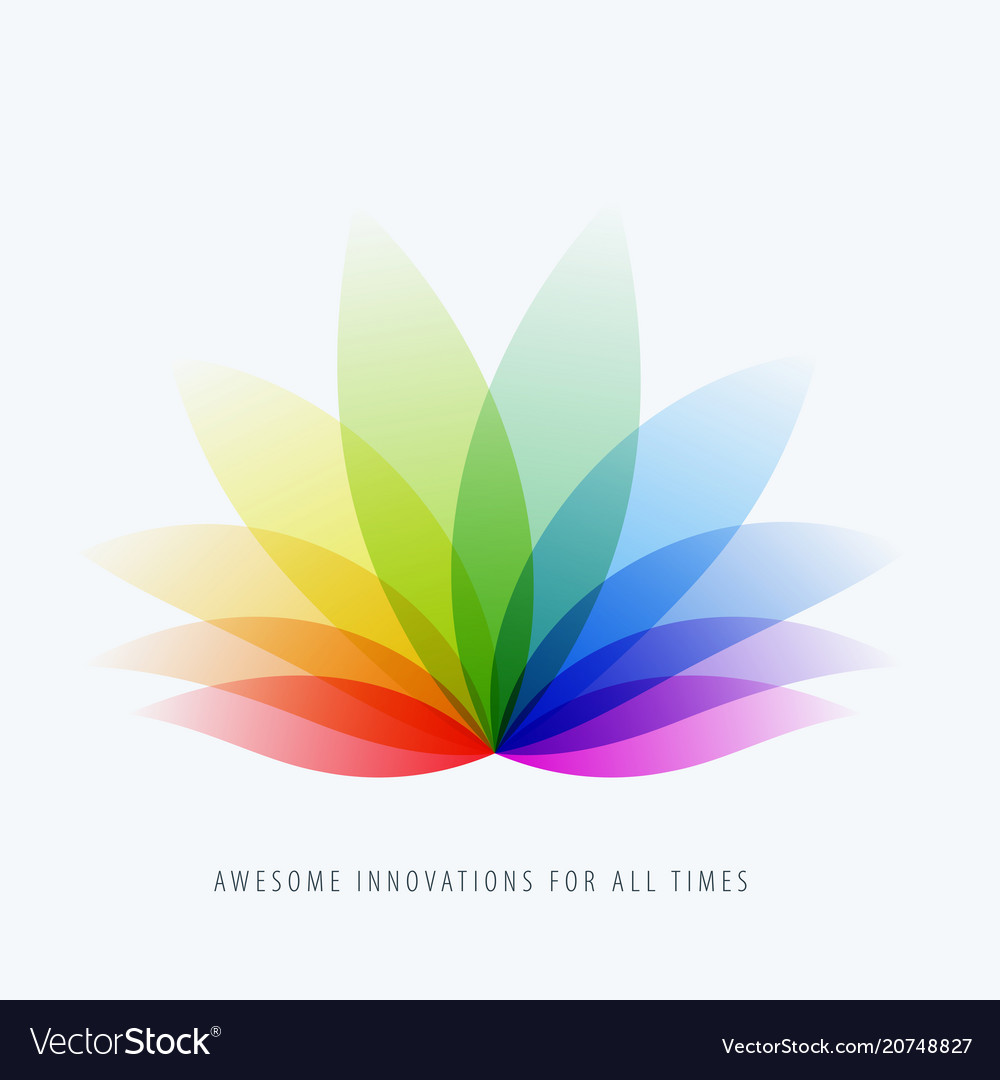 Abstract design colourful elements vector image Abstract design colourful elements