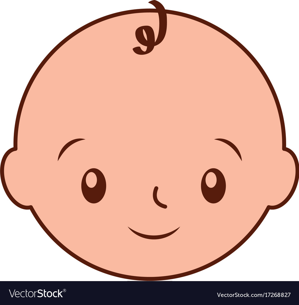 Baby shower boy childhood celebration image Vector Image