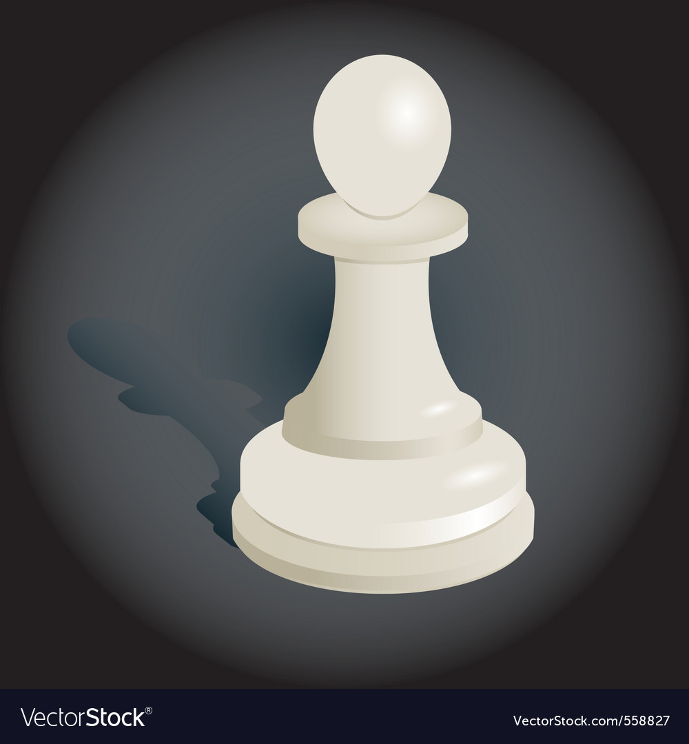 Two chess pawns Royalty Free Vector Image - VectorStock