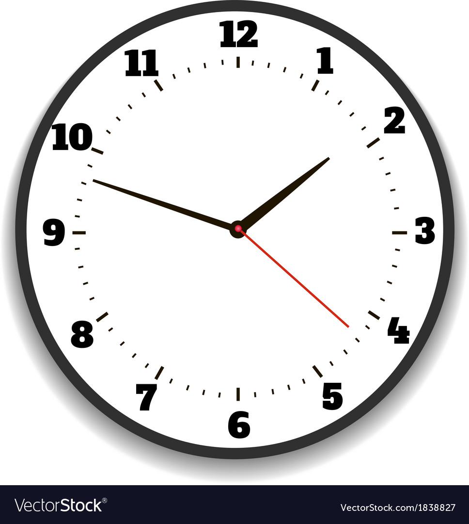 Clock Royalty Free Vector Image - VectorStock