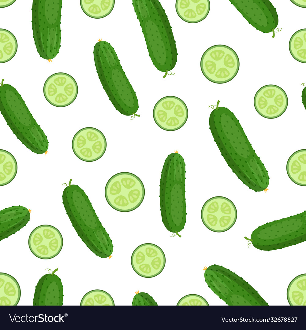 Cucumber Seamless Pattern