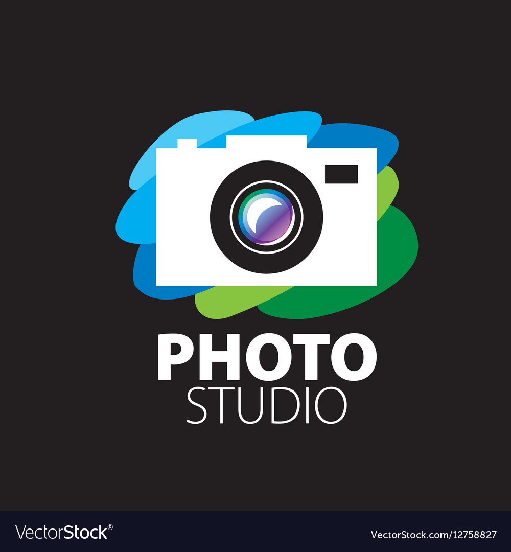 Logo for photo studio Royalty Free Vector Image