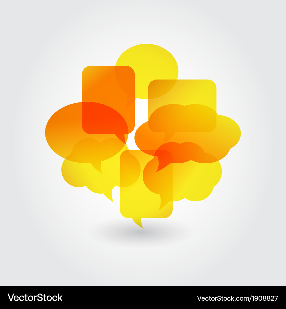 Speech bubble Royalty Free Vector Image - VectorStock