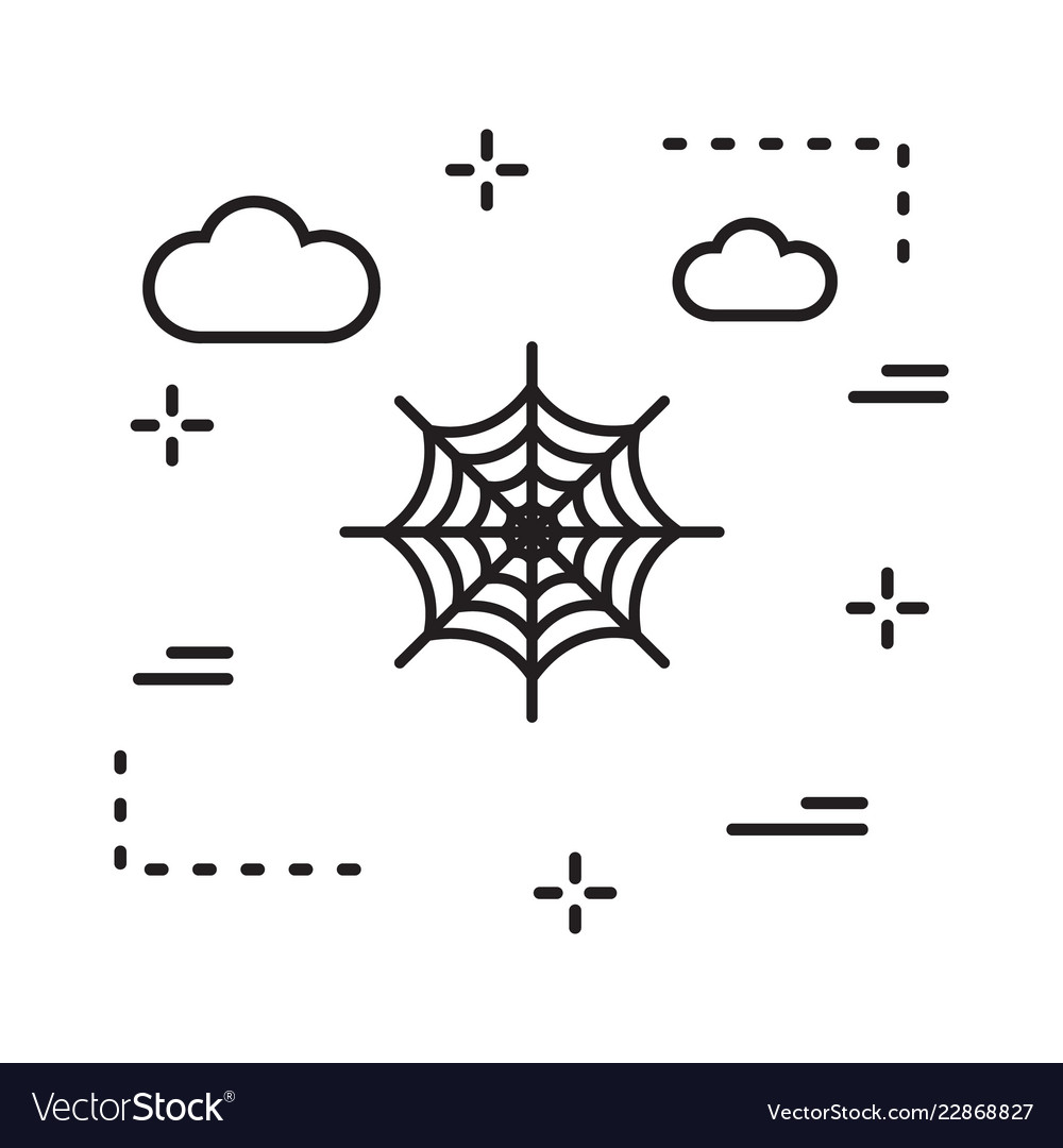 Web icon in creative design with elements