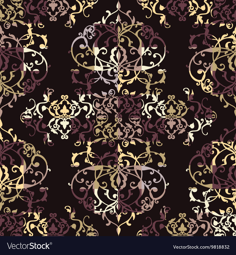 Abstract seamless pattern with geometric