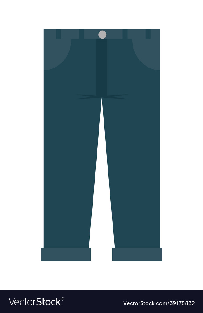 Blue jeans icon Royalty Free Vector Image - VectorStock