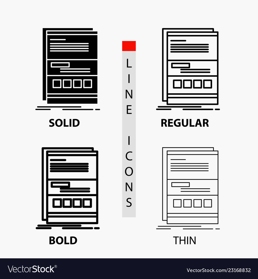 Browser dynamic internet page responsive icon vector image Browser dynamic internet page responsive icon